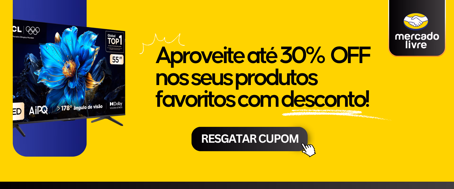 Cupons da Mercado Livre