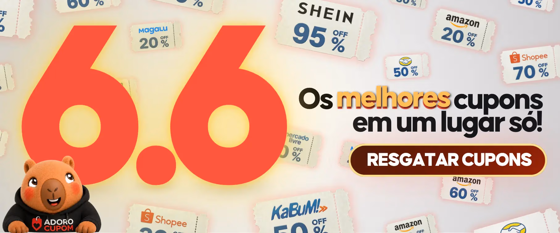 Cupons da Shopee