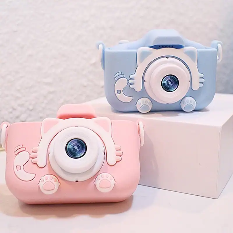 Mini câmera fotográfica infantil