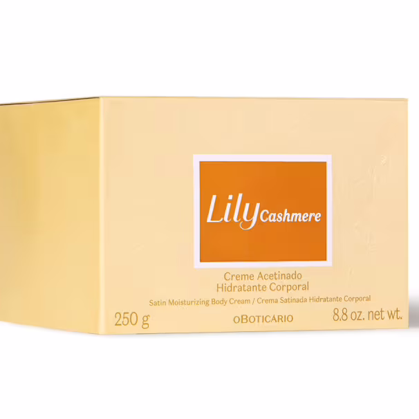 embalagem de lily cashmere, novo lançamento da boticario