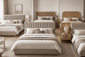 Vários opções de modelos de cabeceiras.