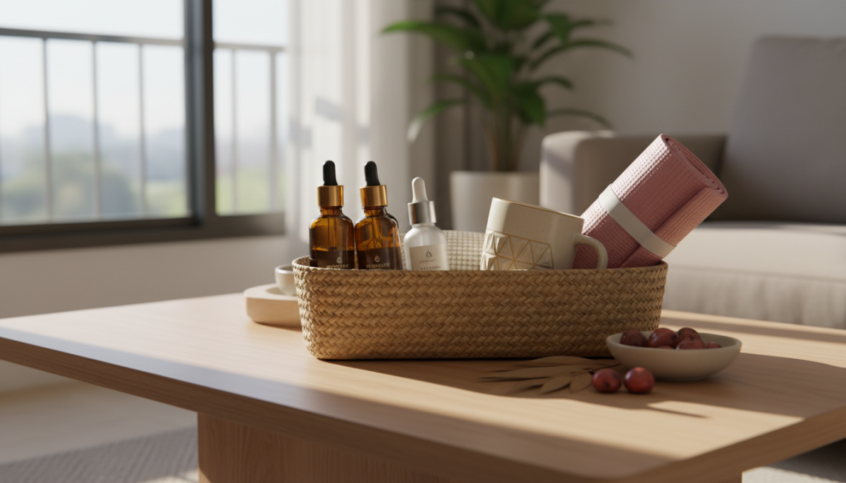 Presentes de auto-cuidado para mãe.