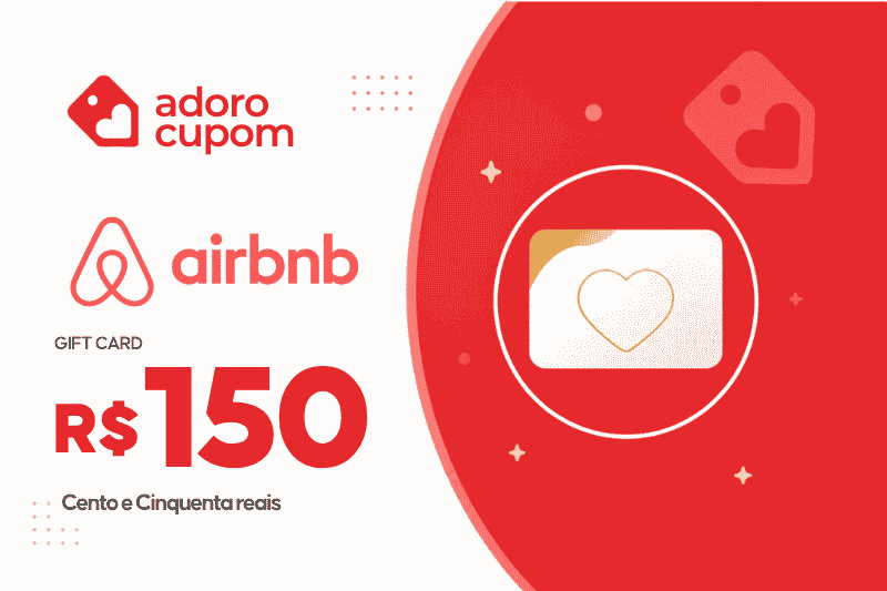 Gift card Airbnb R$ 150