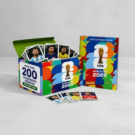Álbum Figurinha Copa Do Mundo 2026 Inéditas Sem Repetir
