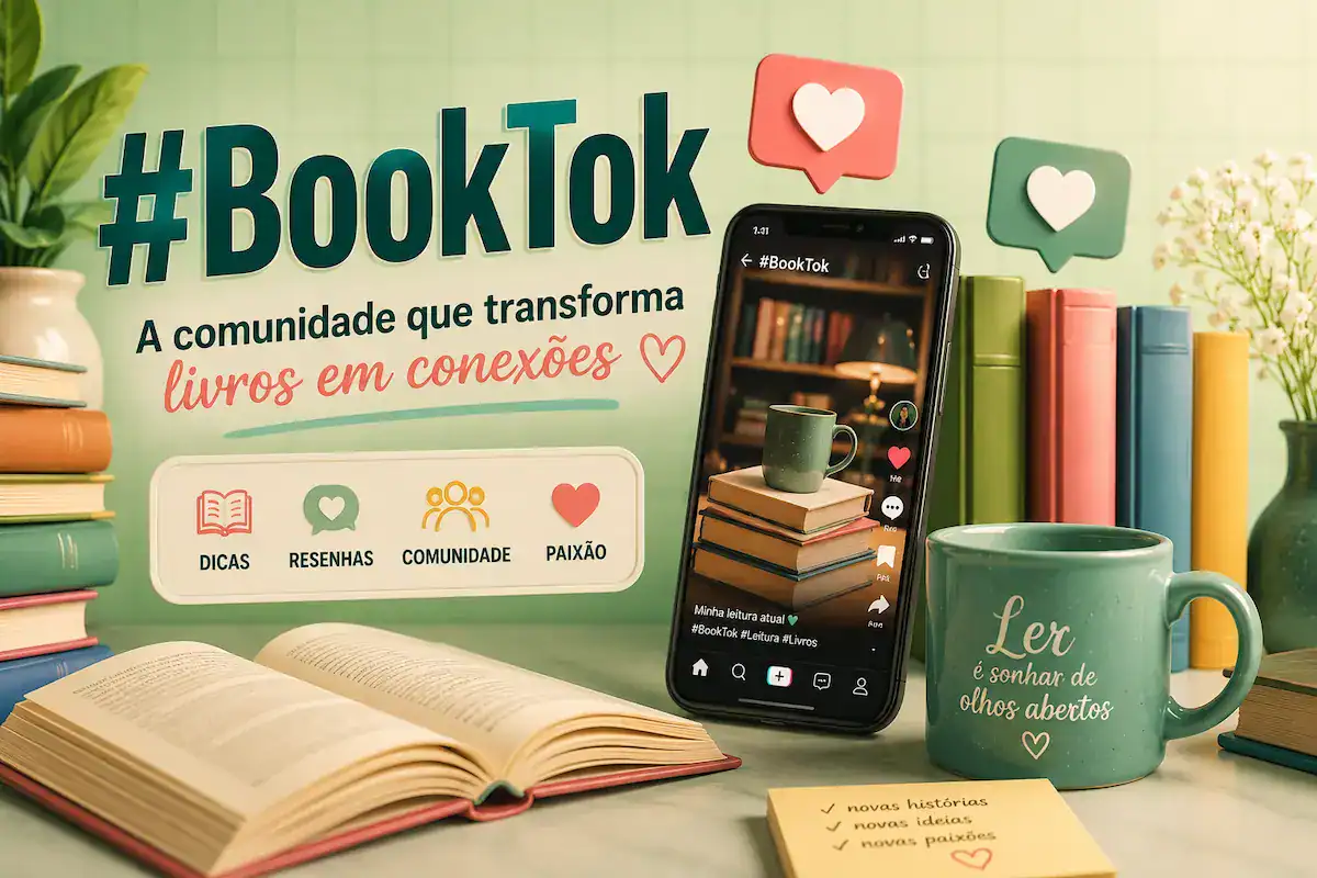 #BookTok é uma comunidade sobre livros
