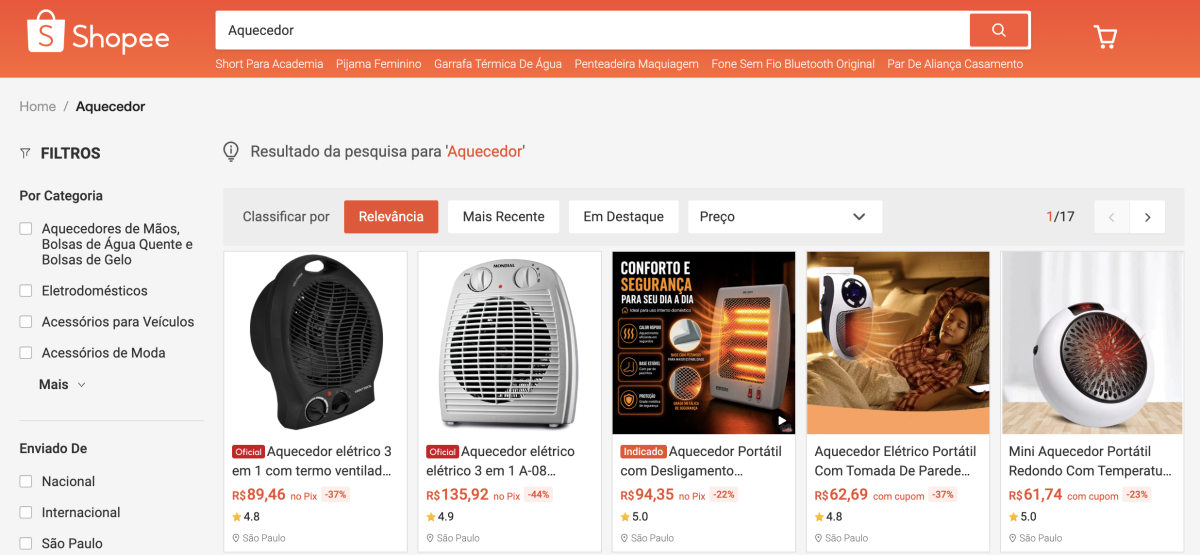 Utilidades e aquecimento par