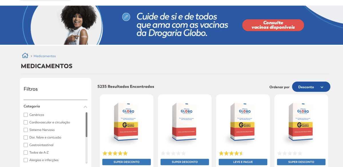 cupom drogaria globo

